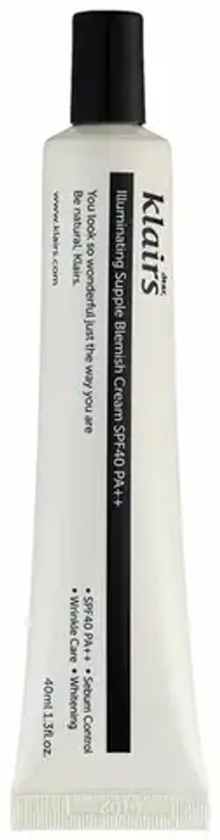 Dear, Klairs ВВ-крем для сияния кожи - illuminating supple blemish cream SPF40/PA++, 40мл
