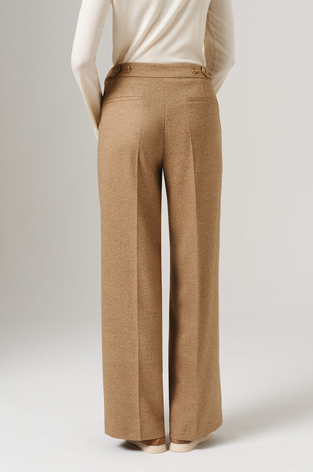 31079 Брюки женские (кофейно-бежевый)