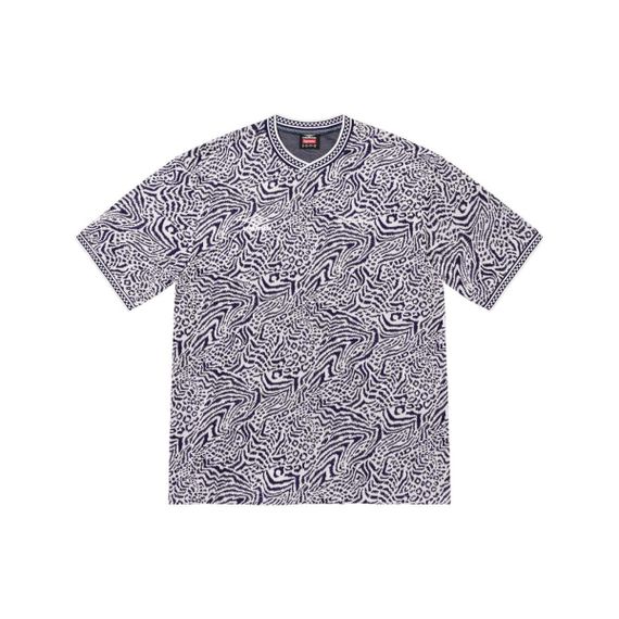 Supreme SS23 Week 5 x UMBRO Jacquard Animal Print Soccer Jersey