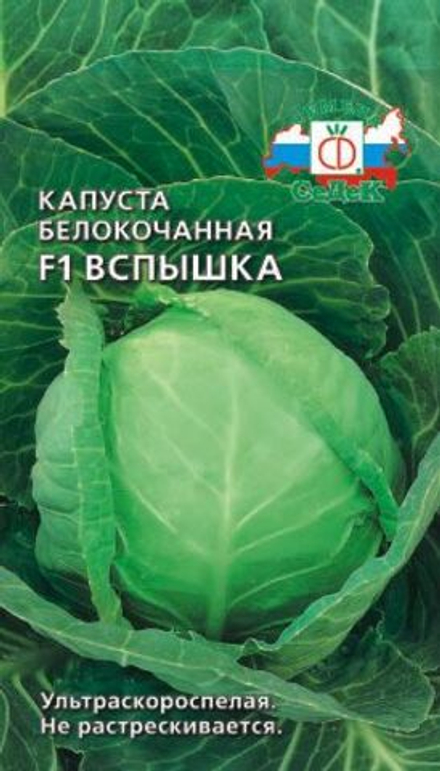 Капуста б/к Вспышка F1 30шт Седек