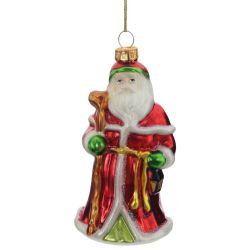 GAEM Украшение новогоднее "Дед Мороз, L6,5 W6,5 H13 см