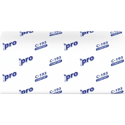 Полотенца бумажные д/держ Protissue V-слож 1сл 250л/пач 20пач/кор_C193