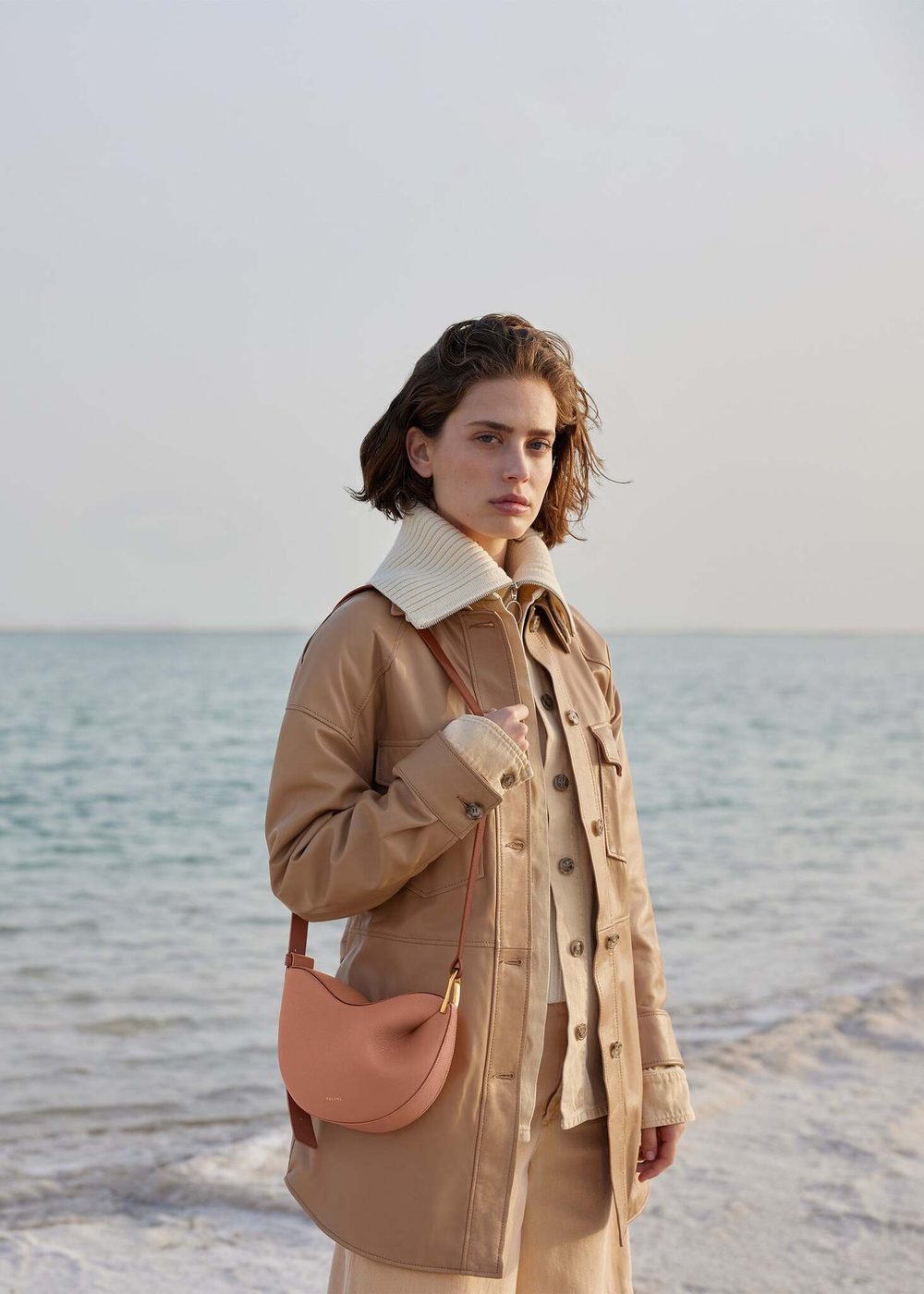 Сумка Polene Tonca EDITION DUO ERABLE