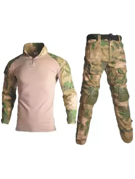 Тактический костюм G2 с наколенниками и налокотниками — Зеленый лес