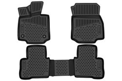 Коврики в салон для TOYOTA Venza (II) 2020-, 3шт. (полиуретан) ELEMENT3DAN0271210K