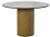 Стол DUBAI 90 Calacata gold gloss / gold velvet