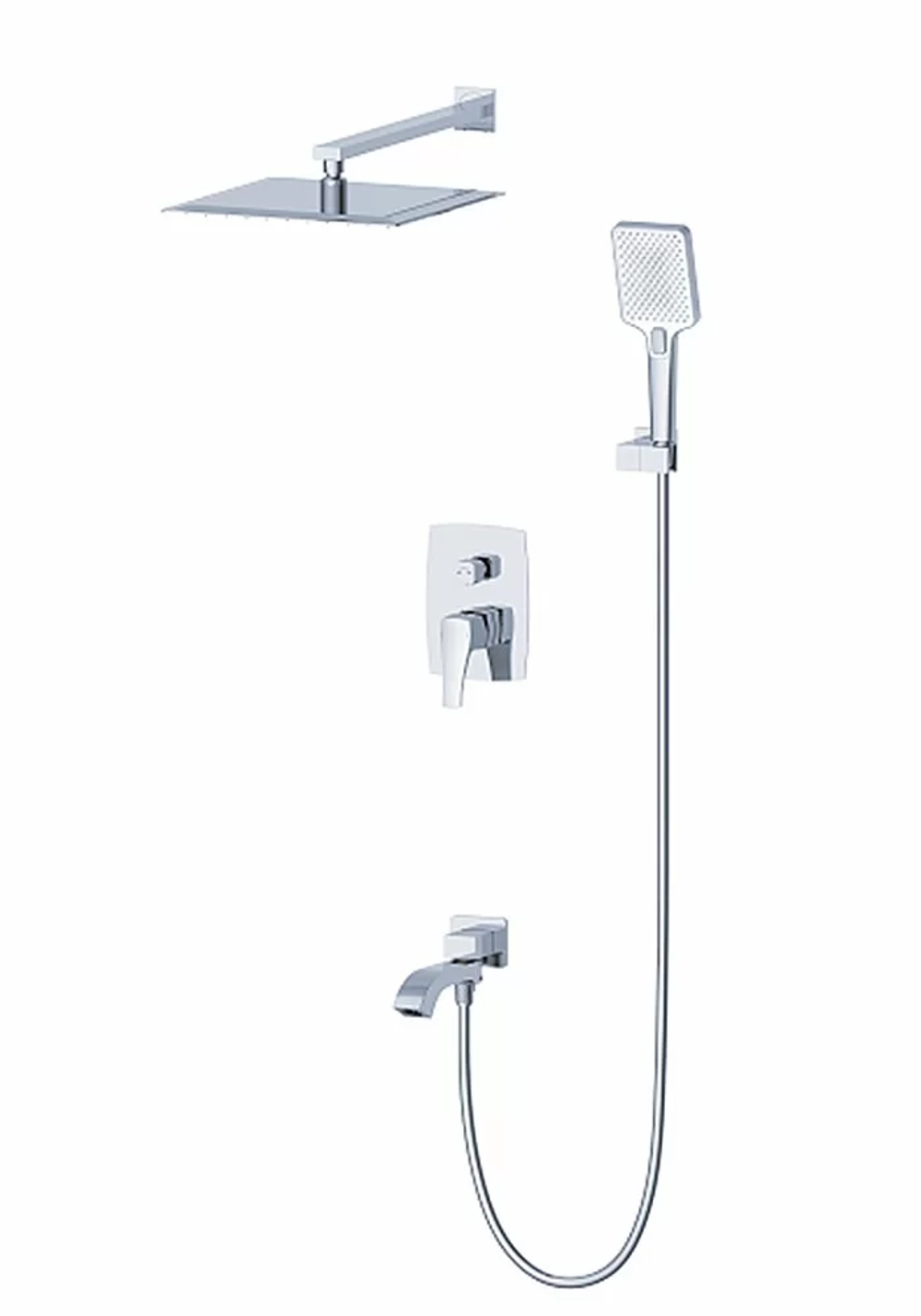 Душевая система встраиваемая WONZON & WOGHAND FLEX WW-88939072-CR хром