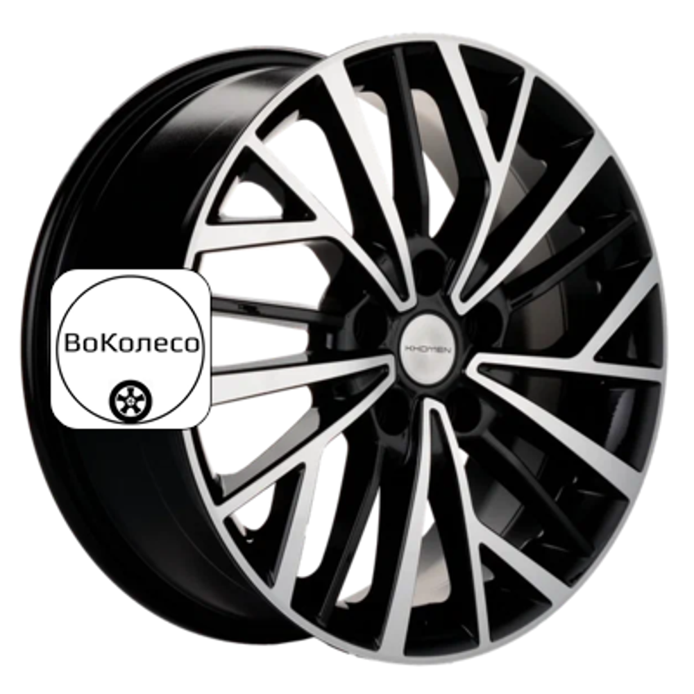 7x17/5x108 ET50 D63,35 KHW1717 (Ford C-Max) Black-FP Khomen Wheels