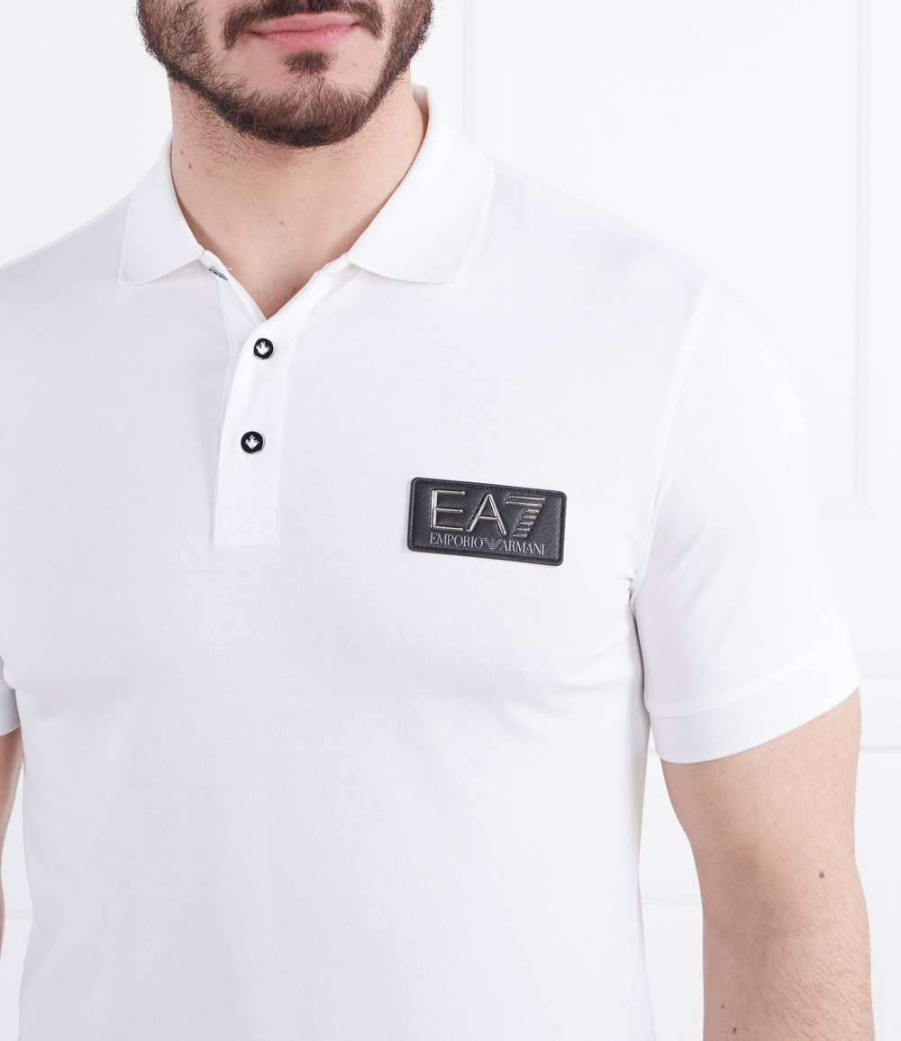 Поло EA7 - белый(3RPF78 PJBVZ)