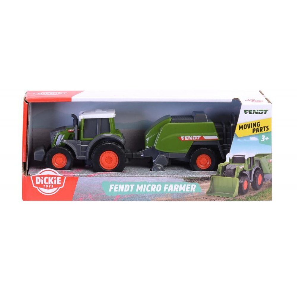 Dickie Farm - Сельскохозяйственная техника Трактор с бульдозером + прицеп 3732002 B