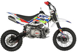 Питбайк KAYO MINI YX125EM 14/12 (механ. сцепл., эл. стартер)