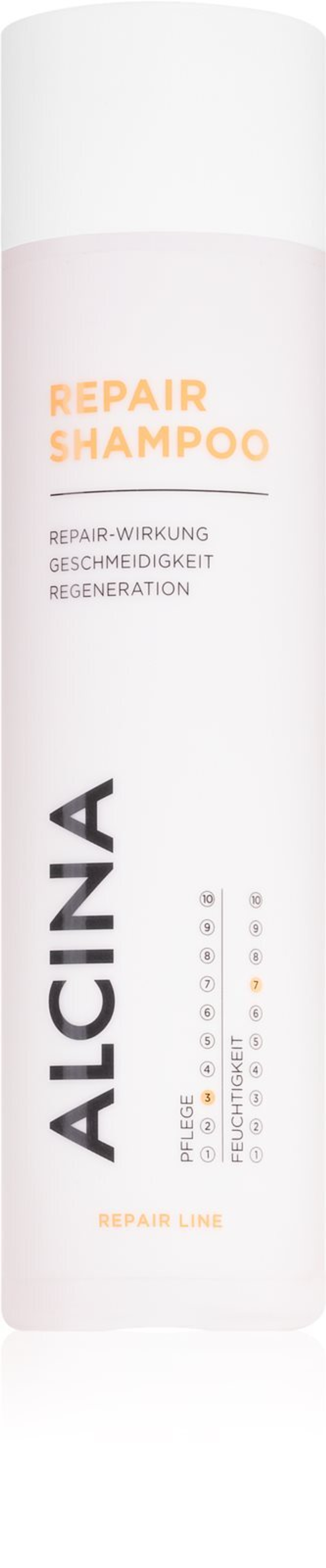 Alcina Repair Line - укрепляющий шампунь для поврежденных волос /   250  ml  / GTIN 4008666140319