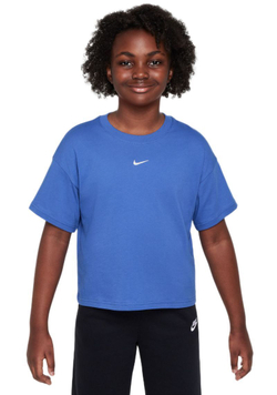 Футболка для мальчика теннисная Nike Kids Sportswear Essential - comet blue
