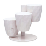 Кашпо "RUBY" Трио (1л) Цв. Бежево-розовый НС