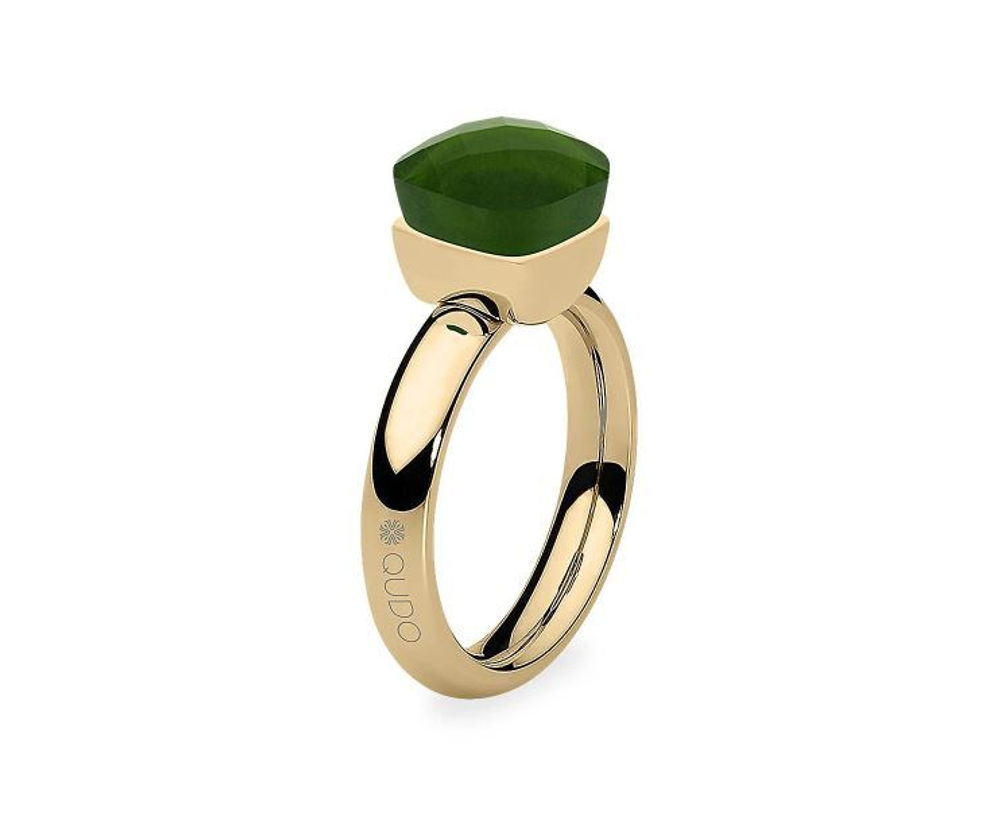 Кольцо Qudo Firenze olive 16.5 мм 610020 G/RG