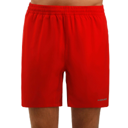 Мужские теннисные шорты HEAD Club 7in Shorts Men - Red, Silver