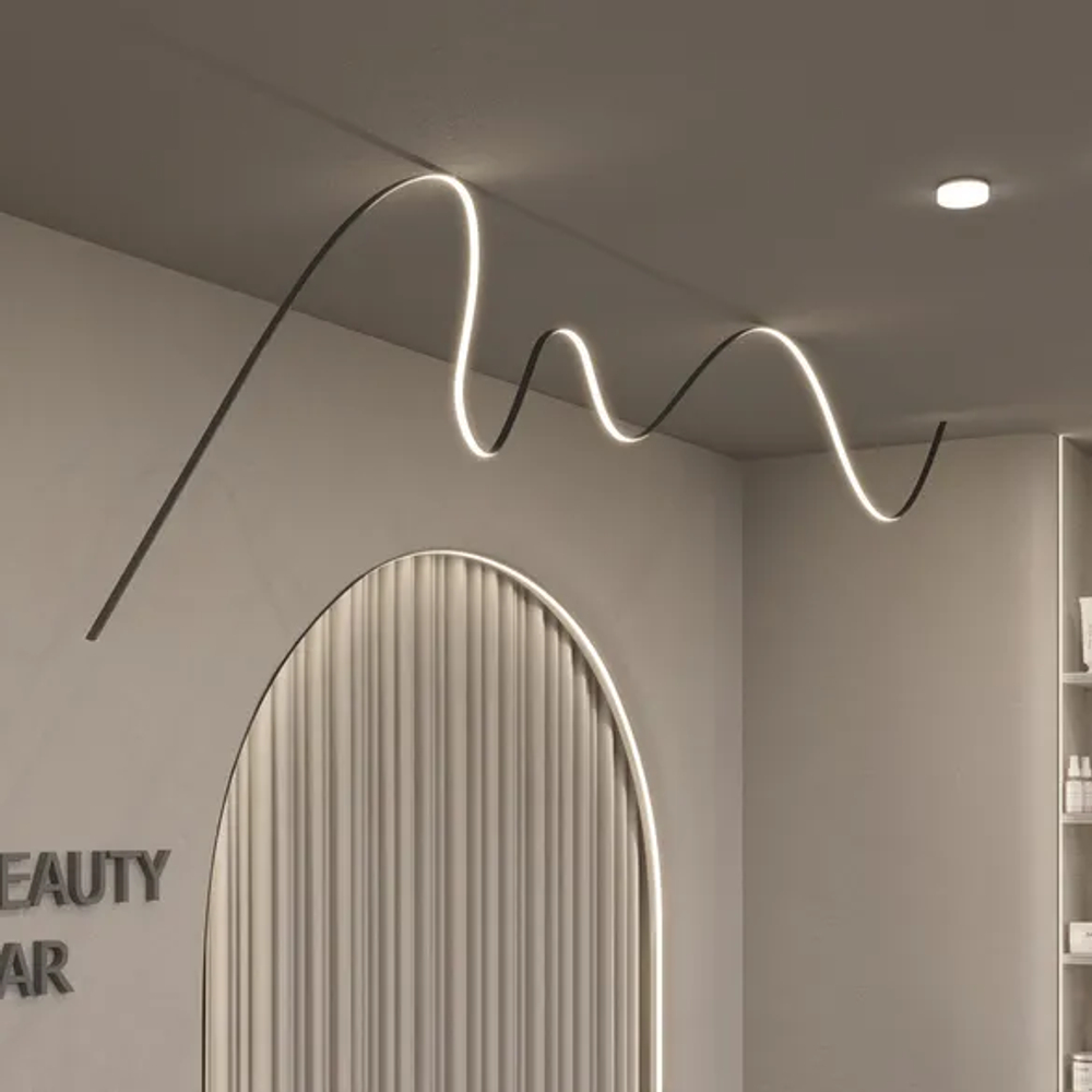 Профиль ARH-BENT-W18-2000 ANOD BLACK (Arlight, Алюминий) 039588