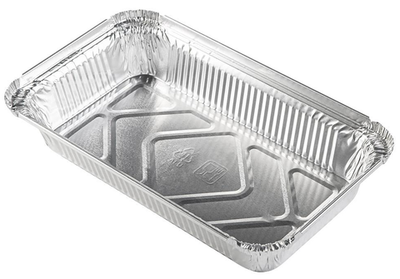 Форма алюминиевая 219*127*33 мм. 620 мл. (100/600 шт.) ГОРНИЦА 410-005