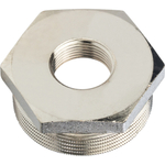 Футорка Stout 1 1/2"Х3/4" нар-вн никель