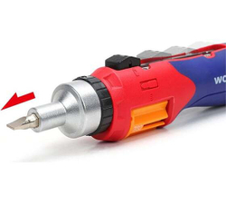 Реверсивная отвертка с храповым механизмом и автоматической сменой бит WORKPRO 24 насадки WP221056