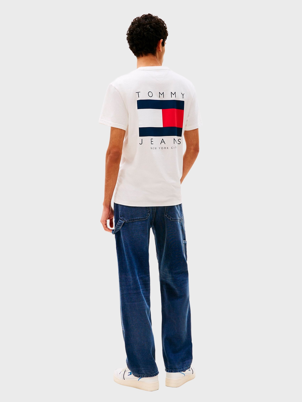 Футболка Tommy Jeans Flag Graphic Ecru