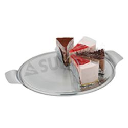 Блюдо круглое d 30 см (поднос для выкладки) нерж. P.L. Proff Cuisine