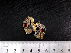 Серьги короткие "вОроны Одина".