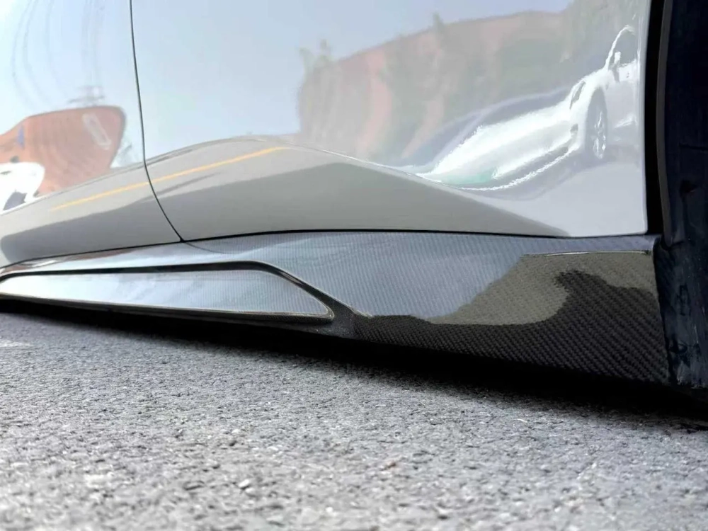 Карбоновый обвес для NIO ET5T 2023+ НИО бампер диффузор спойлер плавники юбки