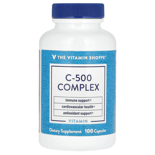 The Vitamin Shoppe, Комплекс C-500`` 100 капсул