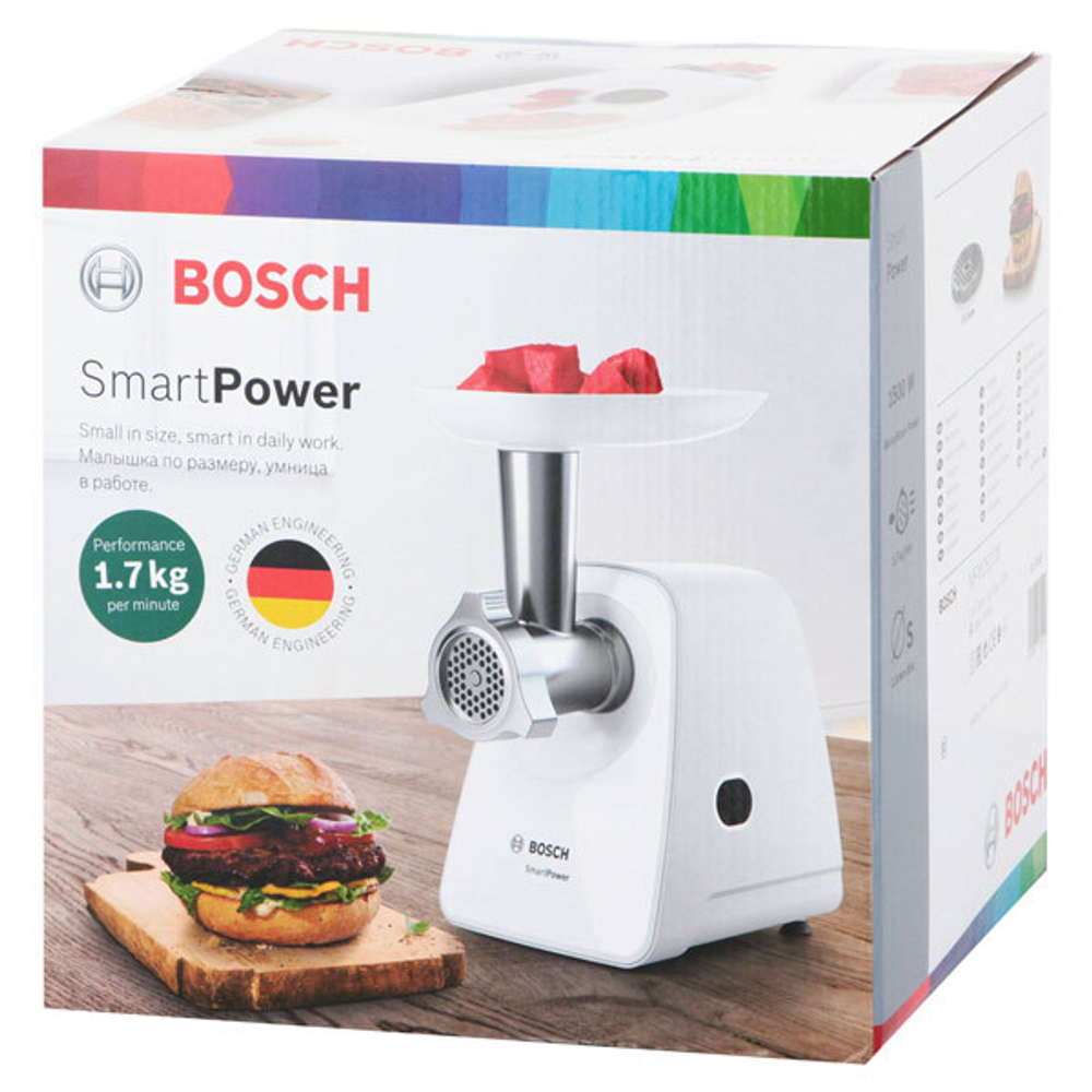 Электромясорубка Bosch Smart Power MFW2500W (q)