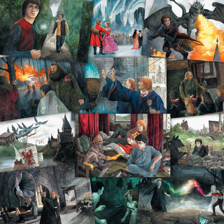 Год в Хогвартсе. 12 открыток // Выпуск 2