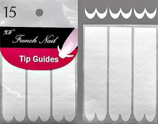 Трафареты для французского маникюра №15