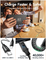 Зарядное устройство JSAUX CH6505 (PD 65W) для быстрой зарядки Steam Deck LCD/OLED, ASUS ROG Ally / ROG Ally X, Lenovo Legion Go, MSI Claw, Nintendo Switch/OLED/Switch 2, MacBook