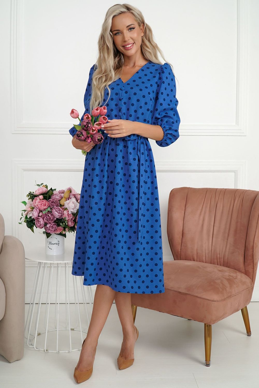 Платье Розетта (синее) П14115-45М LT Collection