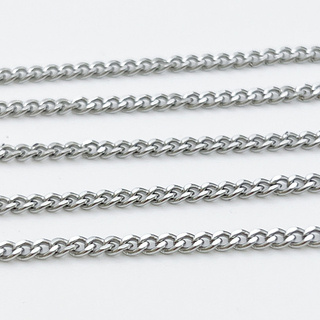 Цепочка, сталь, размер звена 5*3,5 мм, цена за 50 см