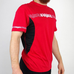 Karakal T-Shirt Pro Tour Tee Red/ Graphite (красный ворот) L