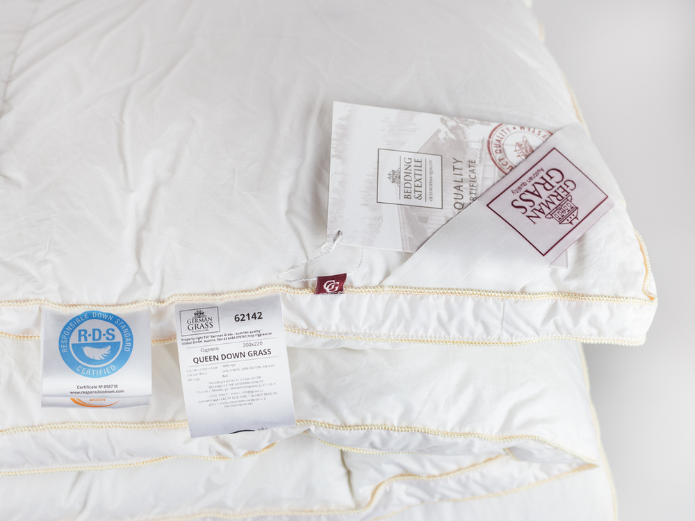 Одеяло теплое German Grass Queen Down Grass детали