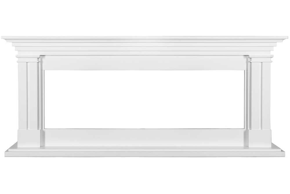 Каминокомплект Lyon 60 - Белый с очагом Vision 60 LED