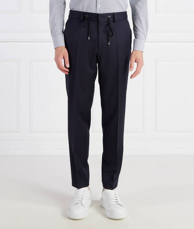 хлопковое штаны h-genius-ds-b1 BOSS BLACK - темно-синий(50469169)