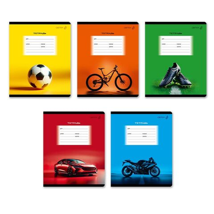 Тетрадь А5 18л лин. Светоч "Моё хобби" выб.лак.