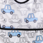 5545680 Нагрудник детский, непромокаемый с карманом «Машины» на липучке