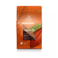 Обезжиренный какао порошок LEGERE 1% Cacao Barry, 150 гр (фас)