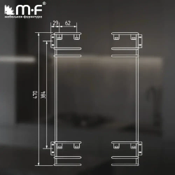 Бутылочница в нижнюю базу 150 мм с направляющими