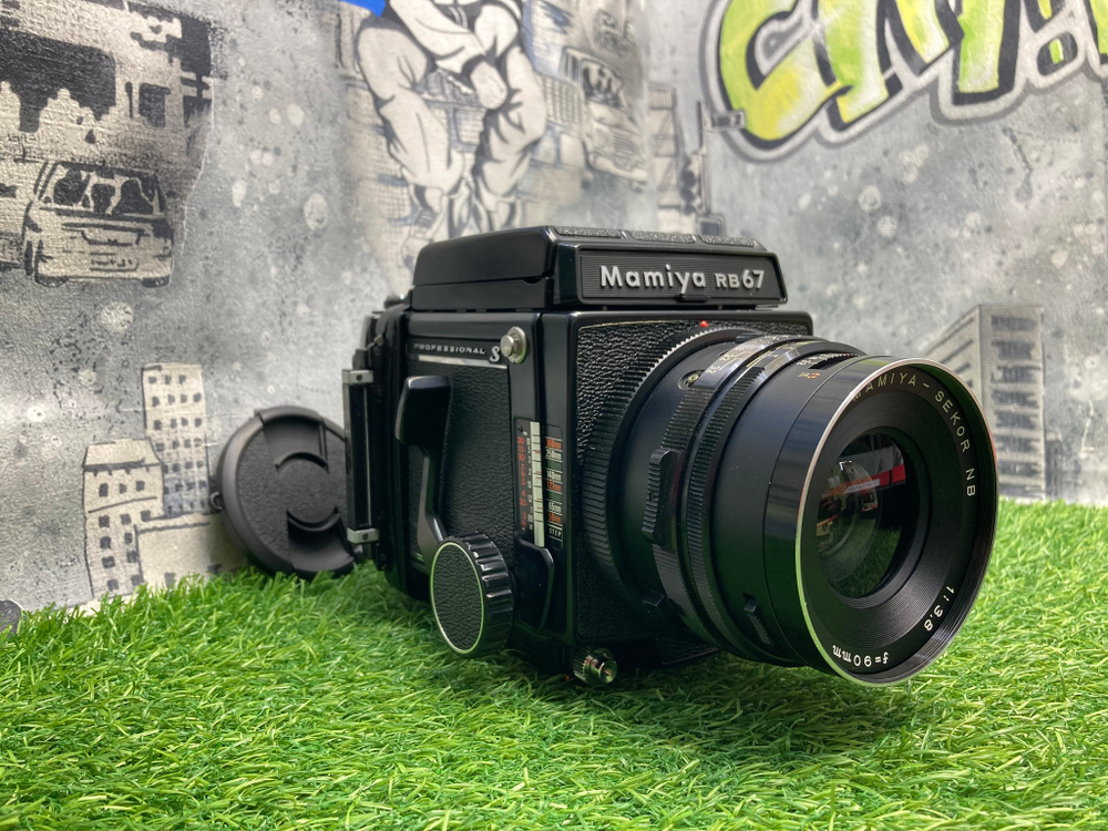 Mamiya RB67 Pro S + Mamiya-Sekor 90mm 3.8 + задник