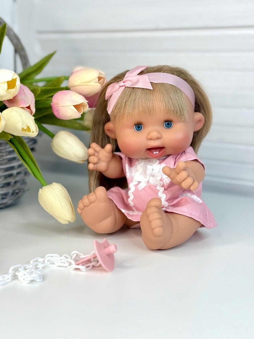 Пупс Nines 26см PEPOTE с закрывающими глазками (N804A2)