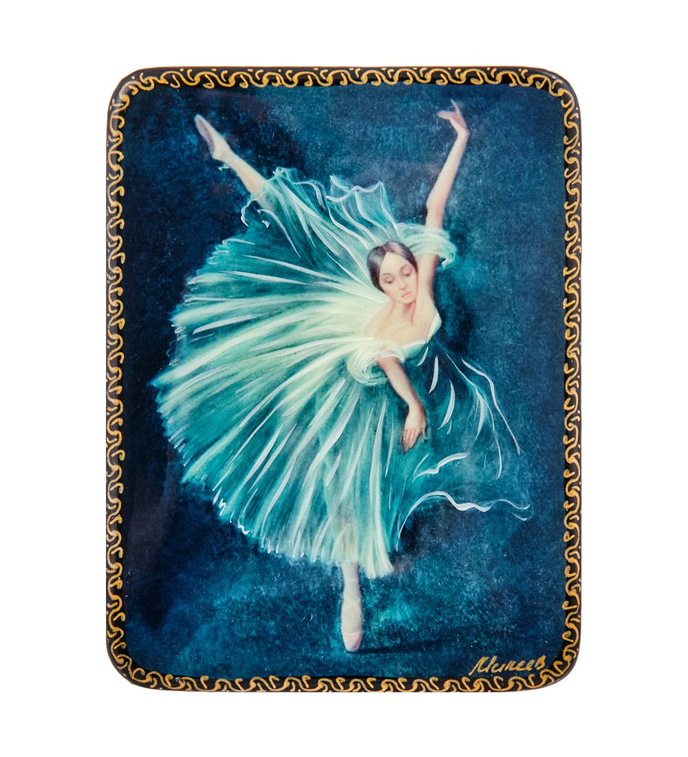 ШК-19/ 8-I Шкатулка в технике декупаж «Балет» (10х8х3,5)