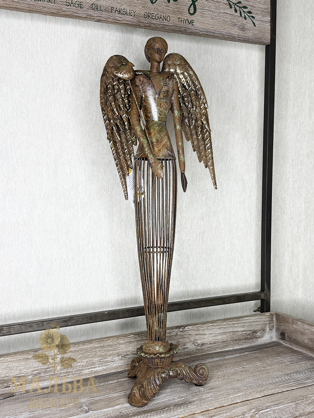 Декор "Античный Ангел" 17x15x54 см