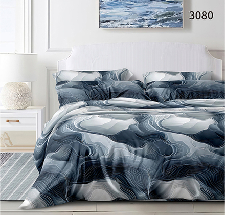 КПБ Дуэт с простыней на рез. 180х200 БЯЗЬ "БР38"