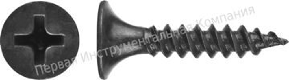 Саморезы черные (для гипсокартона) 4-300010-48-090