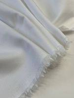 Хлопок Canclini белый в елочку